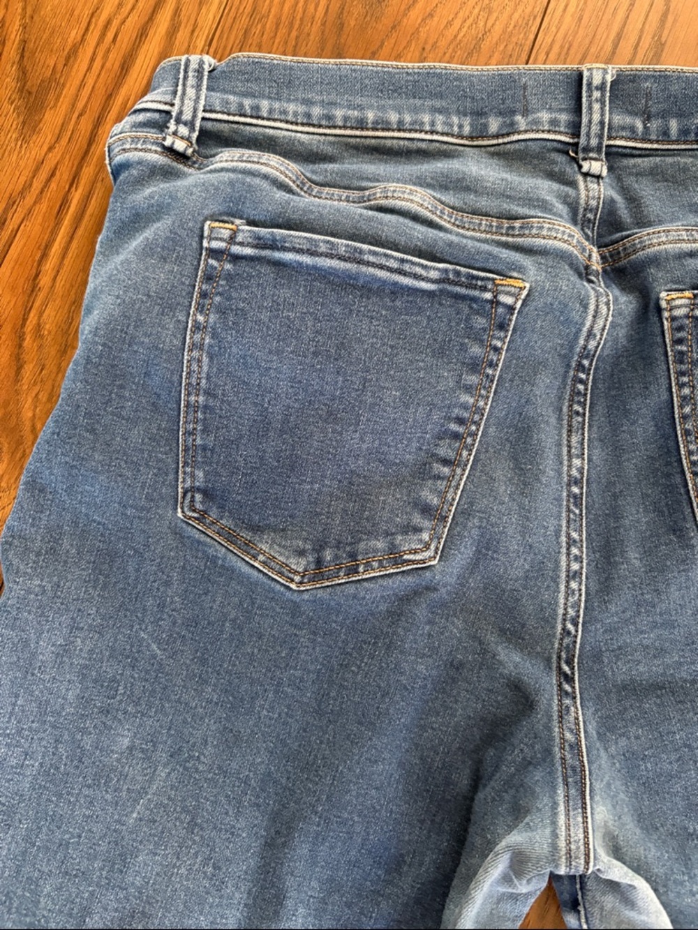 Abercrombie & Fitch Midwash Blue Women's Super Skinny Ankle High Rise Jeans - Picture 10 of 11